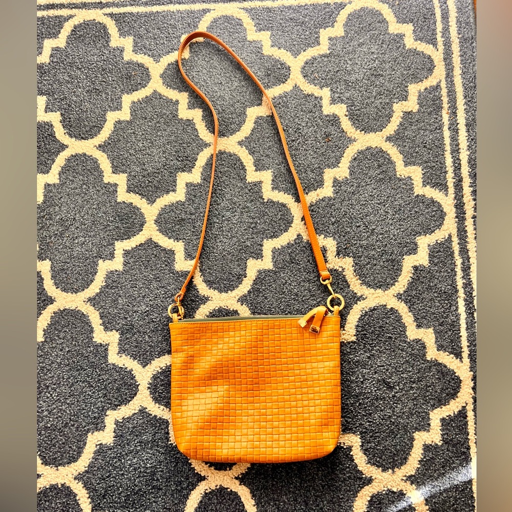 K Slade - Crossbody Tan Weave Purse